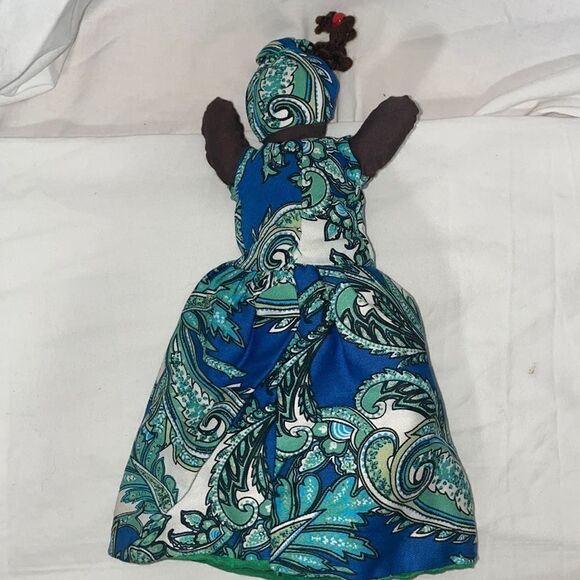 Reversible handmade cloth Jamaica doll - Picture 4 of 5